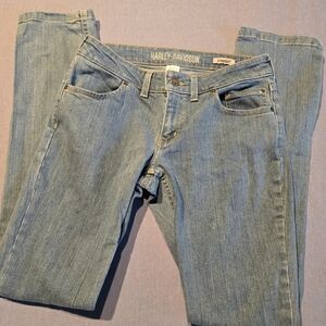 Harley-Davidson Women's Jeans Size 30x33 Straight Leg Five Pockets